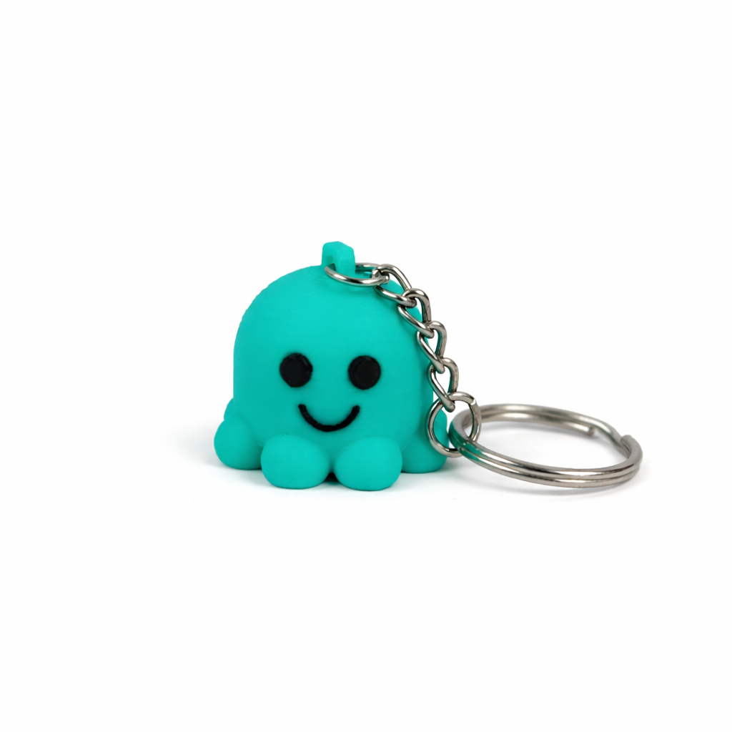 Close-up of a Keypuff keychain